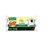 Éponges grattantes en fibres 100% recyclées SCOTCH BRITE, x3