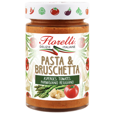Asperges tomates parmesan FLORELLI 190g