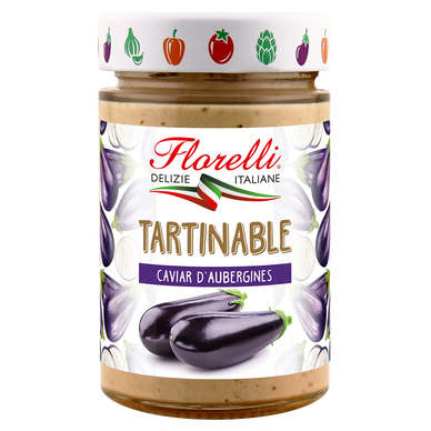 Caviar d'aubergines FLORELLI, 190g