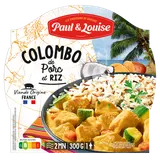 Plat cuisiné Colombo de porc, PAUL & LOUISE, barquette 300g