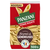 Pâtes PENNE RIGATE Fermes et Généreuses blé Français PANZANI -500g
