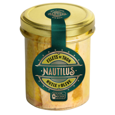 Filets de thon à l'huile d'olive NAUTILUS, 190g