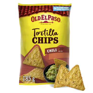 Chips tortilla chili OLD EL PASO 185g