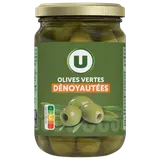 Olives vertes dénoyautées  bocal de 37cl  -  160g