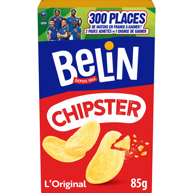 Biscuits aperitifs salés Chipster Original BELIN, Boite 85g