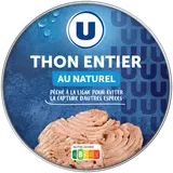 Thon entier listao pêché à la ligne  boîte de 215g