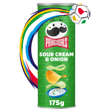 Chips Tuiles PRINGLES Crème et Oignon, 175g