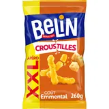 Croustilles Emmental Biscuits Salés Apéritifs BELIN, Format XXL 260g