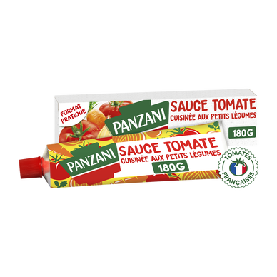 Sauce Tomates Cuisinées aux Légumes PANZANI - tube 180g