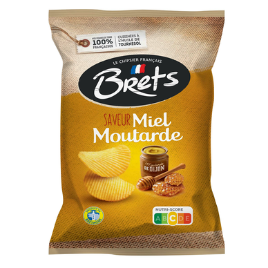 Chips saveur moutarde miel BRET'S 125g