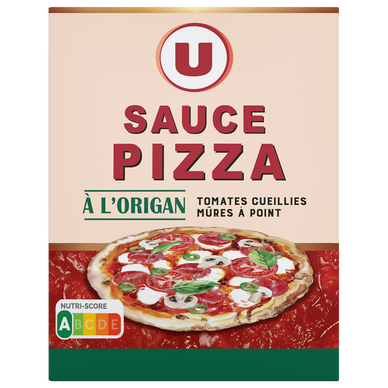 Sauce Tomates spécial Pizza à l'origan, brique de 390g