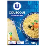 Graines de couscous moyen  4 sachets cuisson, 125g