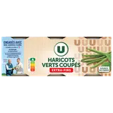 Haricots verts extra fins - 3 boîtes de 110g