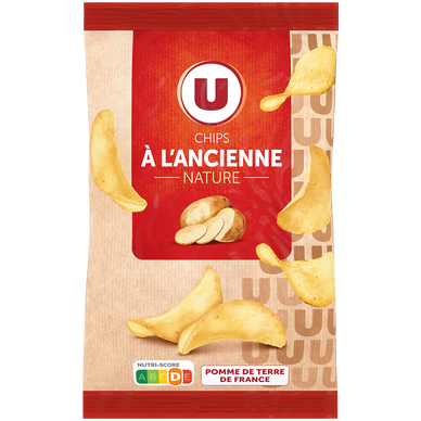 Chips à l'ancienne nature  150g