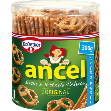 Assortiment stick & bretzel original ANCEL, tubo de 300g