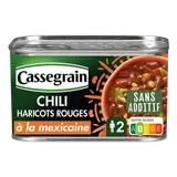 Chili de haricots rouges à la Mexicaine CASSEGRAIN - Boîte 430g