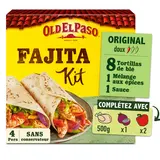 Kit fajitas original OLD EL PASO paquet 500g
