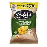 Chips paysannes au sel de Guérande BRETS, sachet de 250g