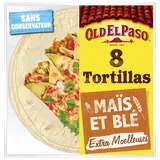 Tortillas de maïs et blé x8 OLD EL PASO 335g