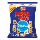 Biscuits apéritifs salés MONSTER MUNCH, sachet de 135g
