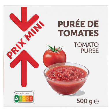 Purée de tomates PRIX MINI - brique 500g
