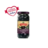 Olives Noires Grecques Dénoyautées TRAMIER, bocal 220g