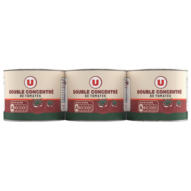 Double concentré de tomates 3x70g 210g