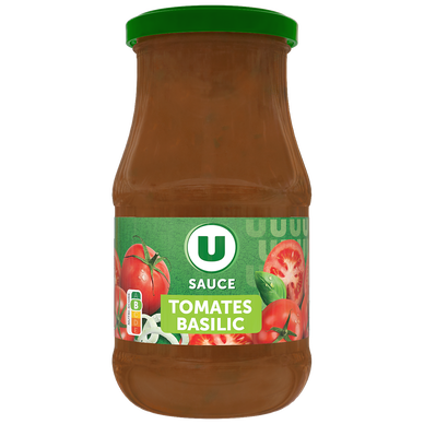 Sauce tomates et basilic  bocal de 420g
