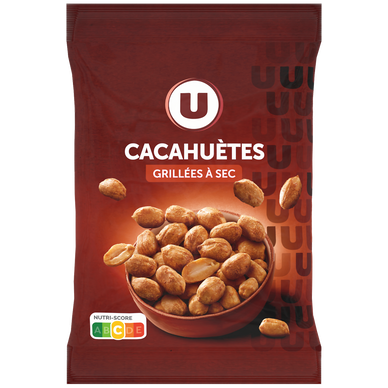 Cacahuètes grillées à sec  sachet de 150g