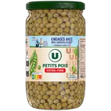 Petits pois extra-fins - Bocal de 445g net égoutté