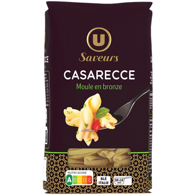 Pâte Casarecce de semoule de blé dur sachet 500g