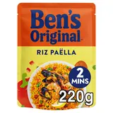 Riz cuisiné façon Paëlla express 2min BEN'S ORIGINAL - Sachet micro-ondable 220g