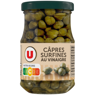 Câpres surfines au vinaigre  bocal de 60g