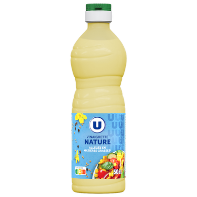 Vinaigrette nature en matières grasses  50cl
