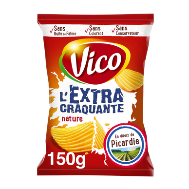 Chips ondulées salée VICO, 150g