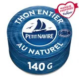 Thon au Naturel Démarche Responsable PETIT NAVIRE - 140g poids net égoutté