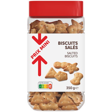 Biscuits salés PRIX MINI, tubo 350g