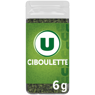 Ciboulette émincée déshydratée format classique U 6g
