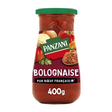 Sauce Bolognaise 100% pur boeuf PANZANI - 400g