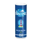 Sel fin de mer iodé LA BALEINE, salière en plastique de 250g