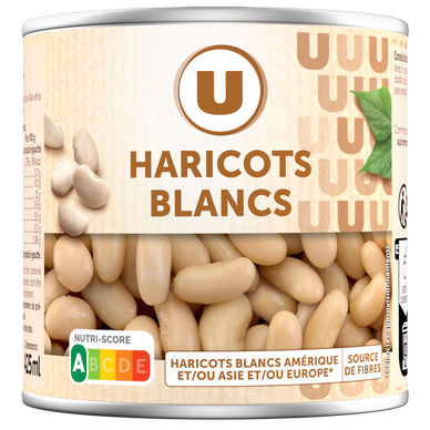 Haricots blancs préparés - Boîte 250g