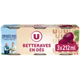 Betteraves en dés U 3x1/4 390g