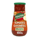 Sauce Tomates Cuisinées 100% ingrédients d'origine naturelle PANZANI -650g