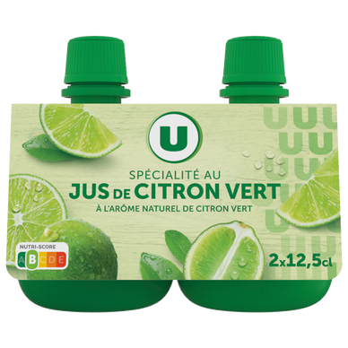 Jus de citron vert  2x12, 5cl