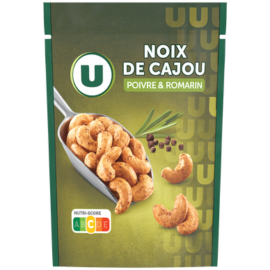Noix de cajou romarin poivre  paquet de 100g