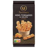 Minifeuilleté torsades beurre et fromage  paquet de 100g