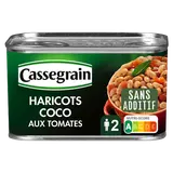 Haricots coco cuisinés aux tomates - Boîte 435g