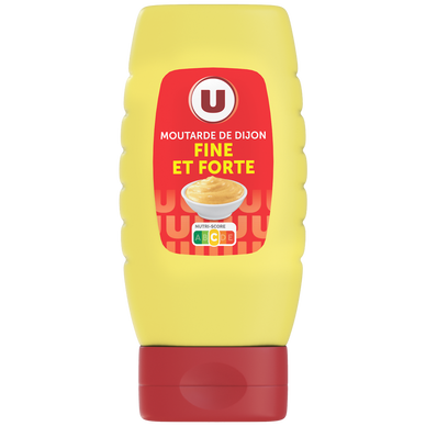 U Moutarde forte de Dijon bouteille de 265g