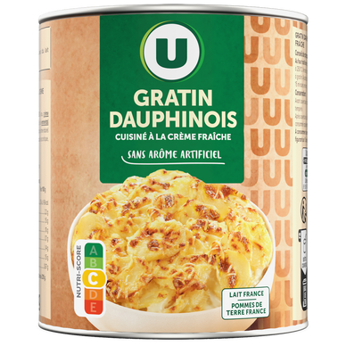 Gratin dauphinois  boite de 4/4, 850g