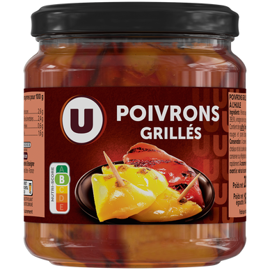 Poivrons grillés rouges et jaunes à l'huile 160g
